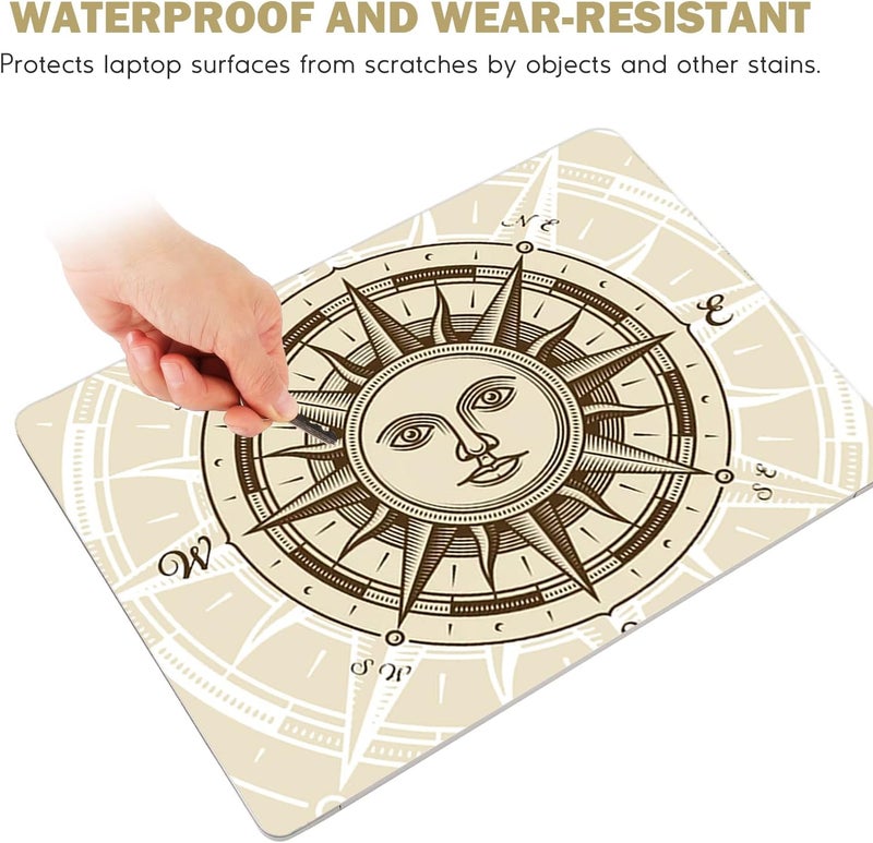 DINKY Laptop Sticker, 15.6 x 5.9 Inch, Mandala, PVC, Custom Protector - PC Notebook - Image 4