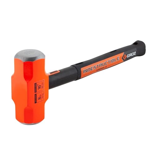 Groz 34523 16" Indestructible Sledge Hammer, 8 lb - Image 1