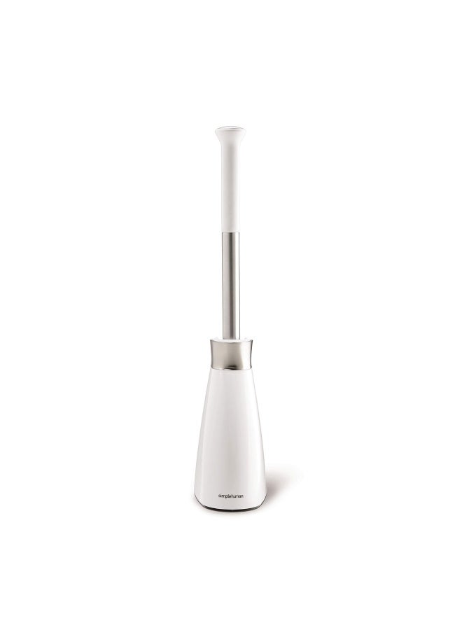 simplehuman Toilet Brush with Caddy Stainless Steel White - Image 2