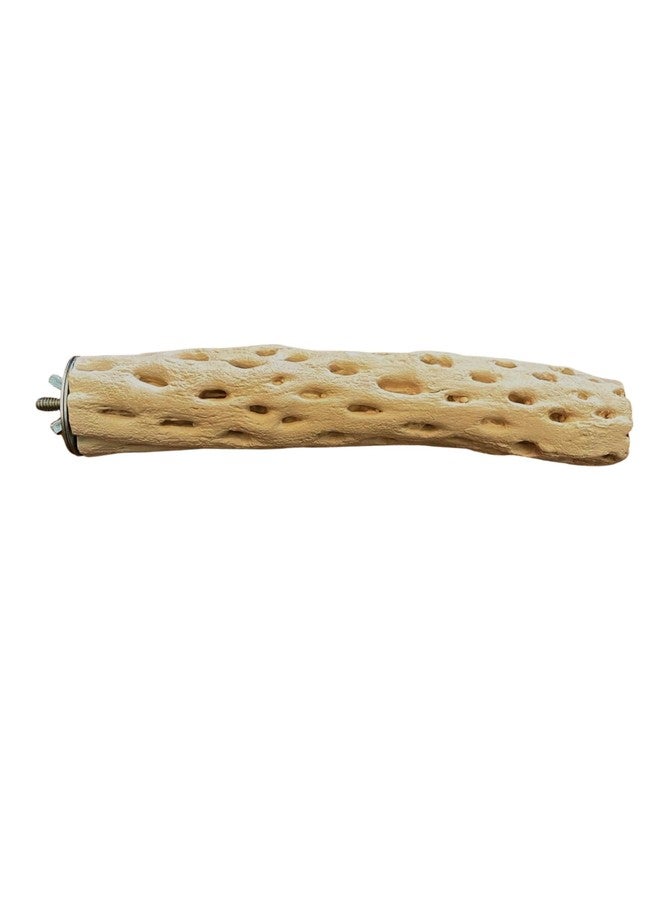 Polly's Manu Mineral Perch for Parakeets, Cockatiels, Macaws, Amazons (Large) - Image 1