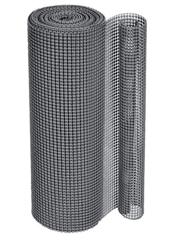 Smart Design Classic Grip Shelf Liner Bundle - 12in x 10ft (6 Rolls) - Non- Adhesive Drawer Liner with Strong Grip Helps Protect and Personalize Your Home Organization and Storage - Graphite Gray - Image 2