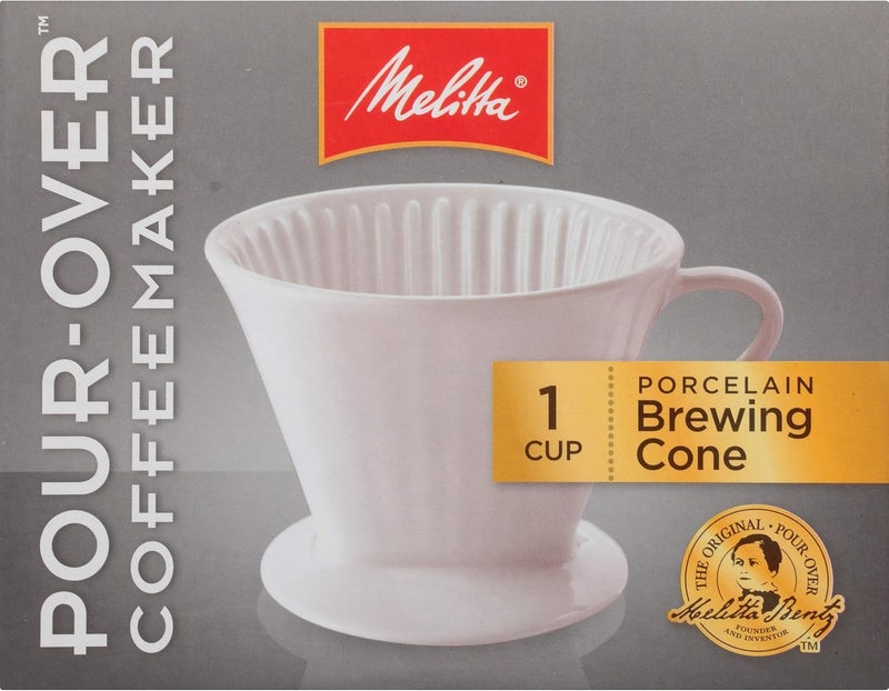 Melitta Melitta Porcelain 2 Cone Brewer White - Image 1