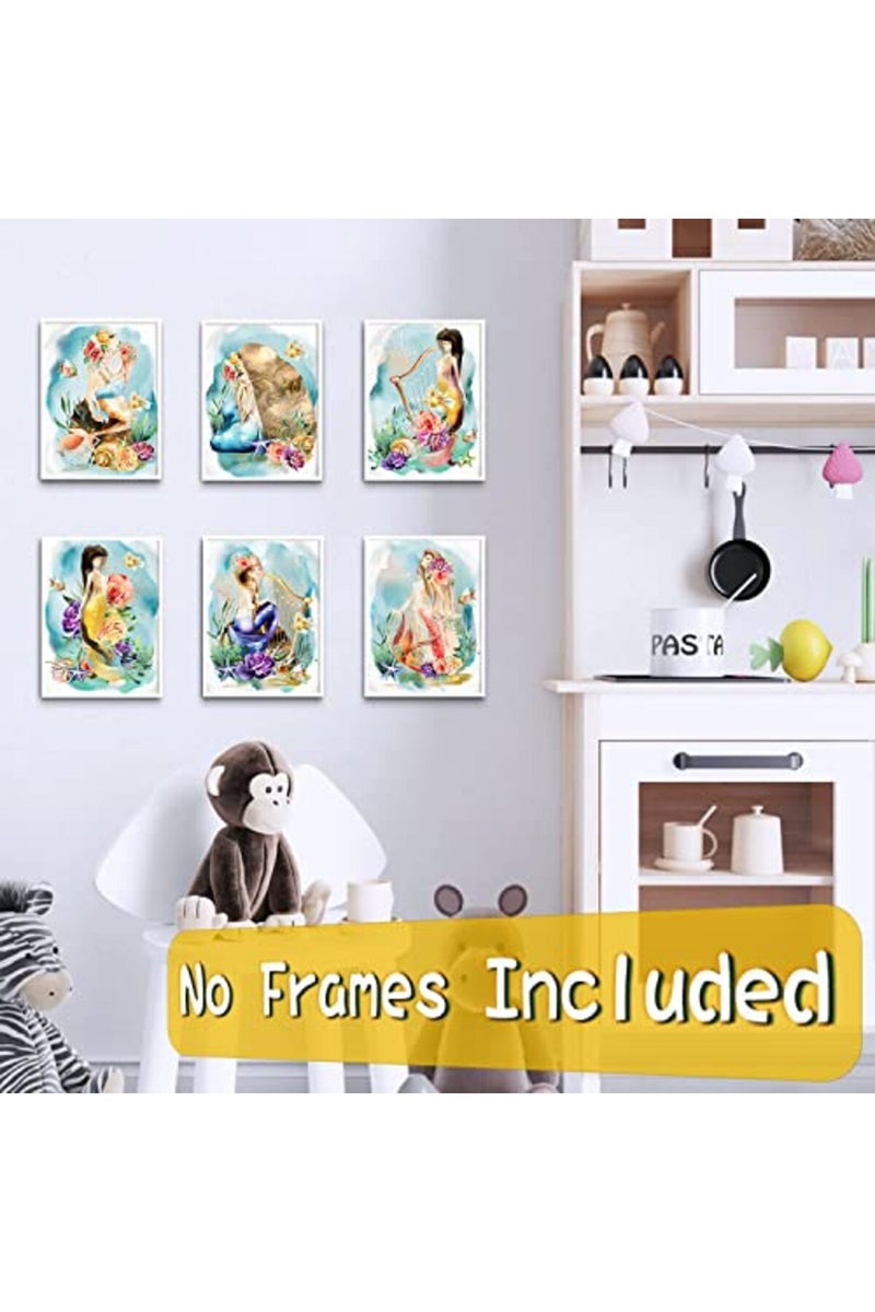 YOOOAHU Mermaid Princess Wall Decor Poster Set - Image 5