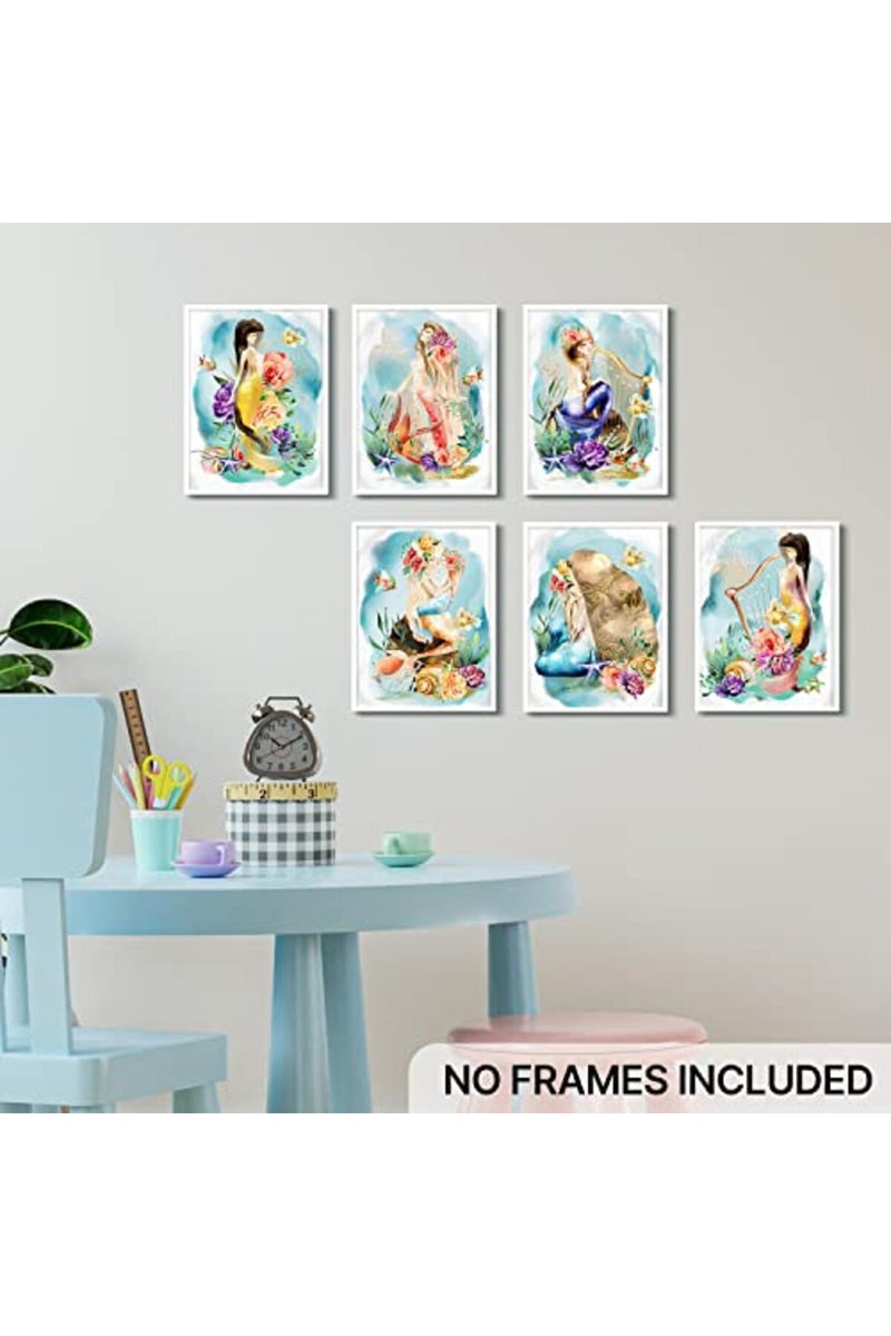 YOOOAHU Mermaid Princess Wall Decor Poster Set - Image 3