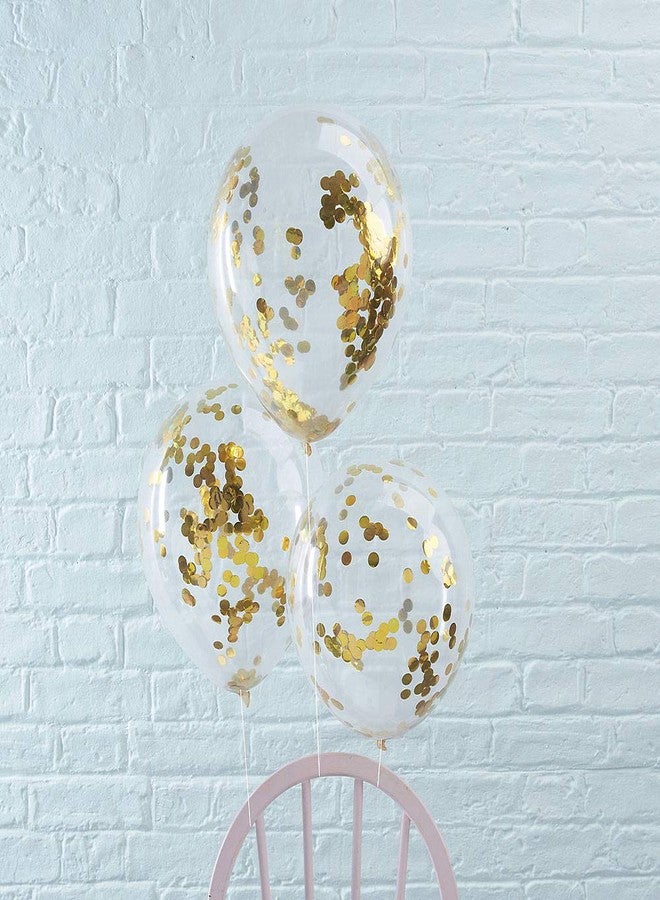 Balloonistics Gold 40th Birthday Decorations Gold Number Foil Balloon(16 Inches) and Confetti - Image 2