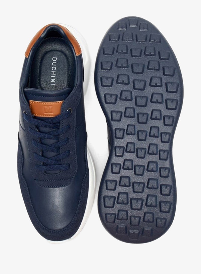 دوتشيني سنيكرز رجالي برباط بلون سادة - Image 4