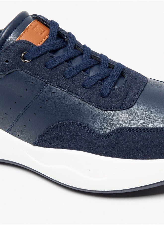 DUCHINI Men's Solid Lace-Up Sneakers  - Image 5