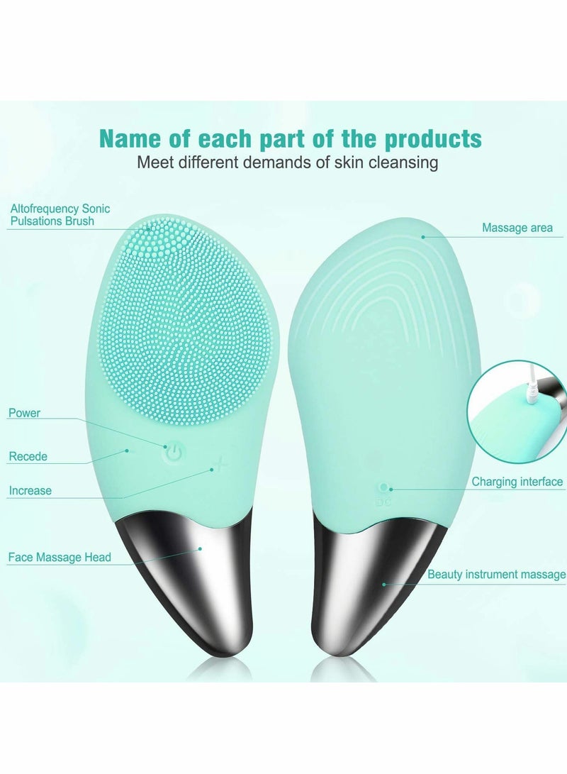 Excefore Sonic Facial Cleansing Brush, Electric Waterproof Face Wash - Image 2