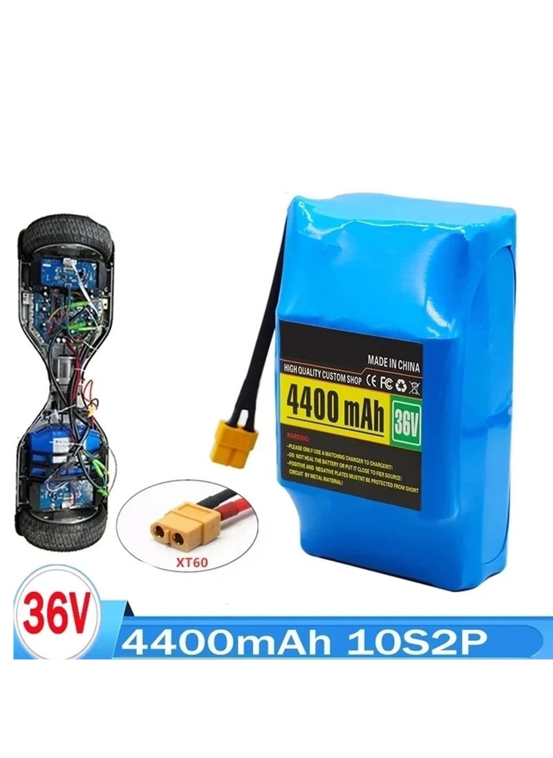 JAJEEK Balanced Scooter Lithium Battery - 10S2P 36V 4400mAh Lithium-Ion Battery Pack - 36V 4.4Ah Rechargeable Battery for Electric Self-Suction Hoverboard & Unicycle - High-Performance Replacement Battery  - Image 2