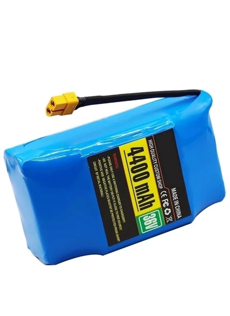 JAJEEK Balanced Scooter Lithium Battery - 10S2P 36V 4400mAh Lithium-Ion Battery Pack - 36V 4.4Ah Rechargeable Battery for Electric Self-Suction Hoverboard & Unicycle - High-Performance Replacement Battery  - Image 3