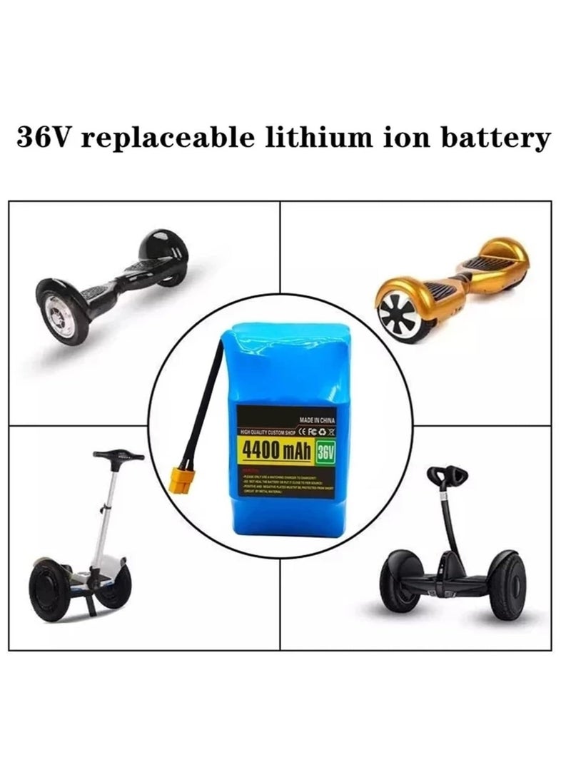 JAJEEK Balanced Scooter Lithium Battery - 10S2P 36V 4400mAh Lithium-Ion Battery Pack - 36V 4.4Ah Rechargeable Battery for Electric Self-Suction Hoverboard & Unicycle - High-Performance Replacement Battery  - Image 5