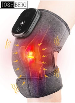 Joshberg Heated Knee Massager, Shoulder Heating Pads, 3 in 1 Elbow Shoulder  Knee Brace with Vibration, Cordless Rechargeable Heating Massager for Stress Relief  - Image 1