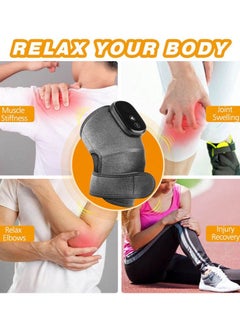 Joshberg Heated Knee Massager, Shoulder Heating Pads, 3 in 1 Elbow Shoulder  Knee Brace with Vibration, Cordless Rechargeable Heating Massager for Stress Relief  - Image 4