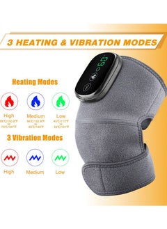 Joshberg Heated Knee Massager, Shoulder Heating Pads, 3 in 1 Elbow Shoulder  Knee Brace with Vibration, Cordless Rechargeable Heating Massager for Stress Relief  - Image 3