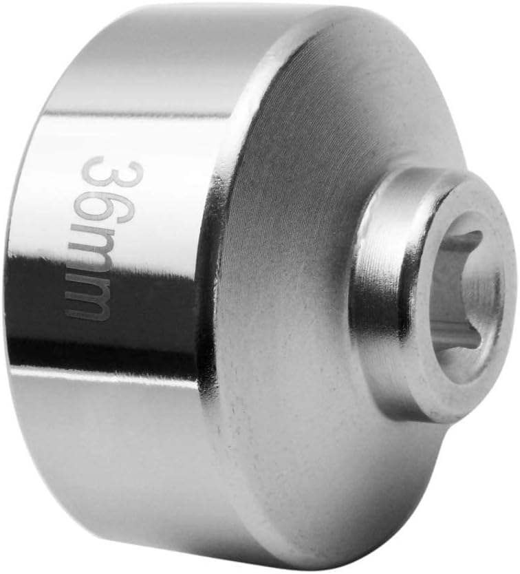 Shonee 36mm Socket for Some Ford F250,Mercedes,BMW,Audi, Mini,VW,Volvo,Porsche, Steel Oil Filter Cap Wrench, Oil Filter Removal Tool - Image 3