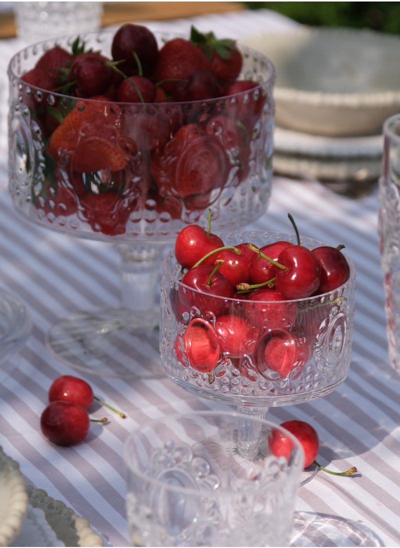 Baci milano - Mini Biscuit Jar Clear DIAM 11 cm, Baci Milano Baroque&Rock - Image 1