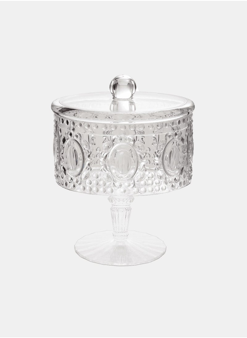 Baci milano - Mini Biscuit Jar Clear DIAM 11 cm, Baci Milano Baroque&Rock - Image 1