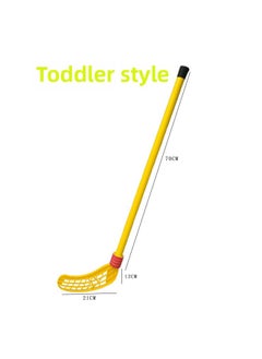 Generic Children's Hockey Stick Suit Toy Kindergarten Sports Catch Stick Indoor Outdoor Games Interactive Games-Colour:Toddler Size Yellow Hockey Stick  - Image 1