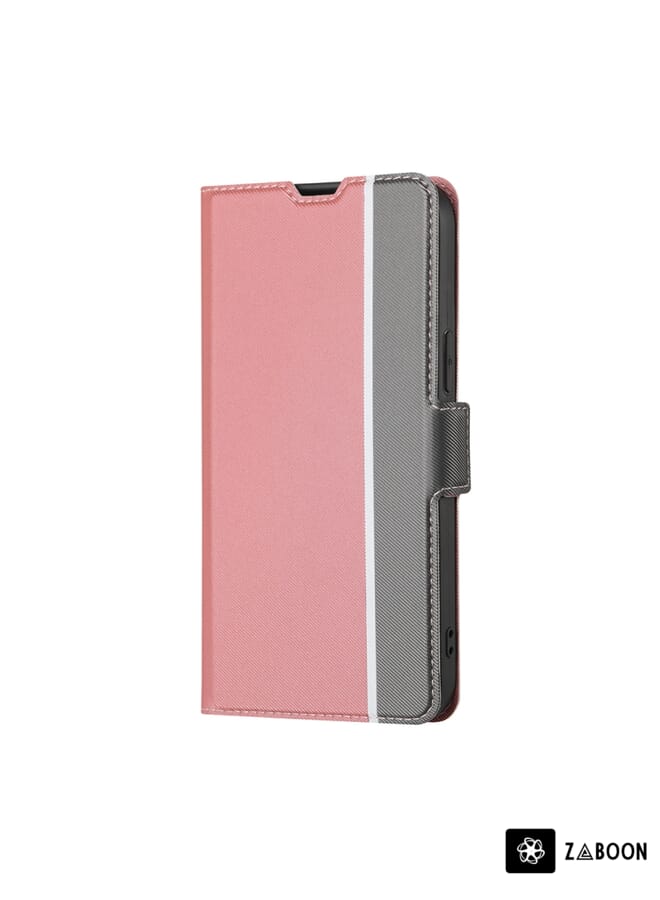 Zaboon Protective Case For Samsung Galaxy A13 4G Twill Texture Side Button Leather - Image 2