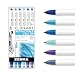 Zebra Pen CLiCKART Retractable Felt Tip Pen Assorted Ink Deep Sea Colors 06mm Fine Point Moisture Absorbing to Prevent Drying Out No Bleed Ideal for Journaling and Drawing 6Pack 69026 - Image 2