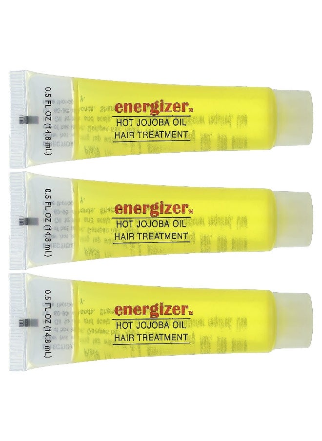 Hobe Labs - Hobe Labs, Energizer, Hot Jojoba Oil Hair Treatment, 3 Reclosable Tubes, 0.5 fl oz (14.8 ml) Each - Image 1