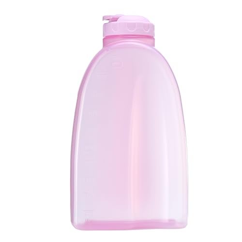 Gluman Plastic Hippo Fridge Water Bottle | 2 Ltr Set Of 2 | Bpa Free | 100% Leak Proof | Office Bottle | Gym Bottle | Home | Kitchen | Travel Bottle (Pink) - Image 4