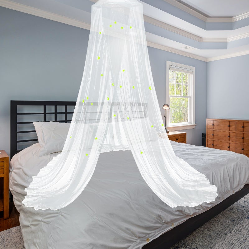 1 Set of Bed Canopy for Home Dorm Dome Bed Netting Canopy Curtain Bed Canopy - Image 2