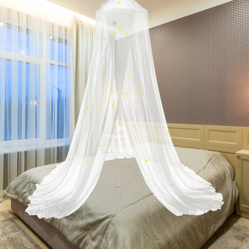 1 Set of Bed Canopy for Home Dorm Dome Bed Netting Canopy Curtain Bed Canopy - Image 4
