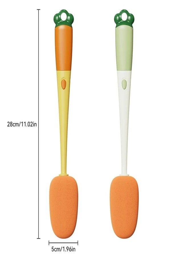 Kunya® 3 in 1 Multifunction Cleaning Brush Set, 360 Degree Cleaning Long Handle Cup Brush, Safe On Multiple Types of Water Bottles, Baby Bottles 1pc - Image 2