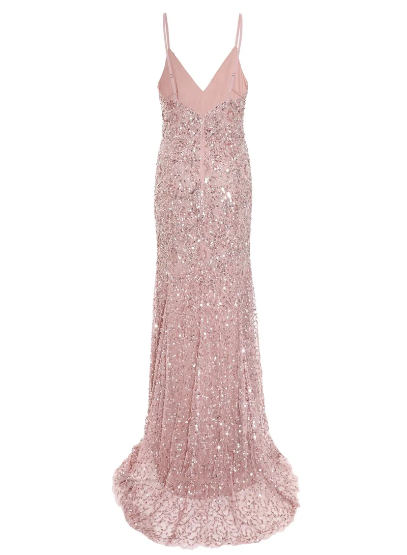 QUIZ Sequin Embellished Dress