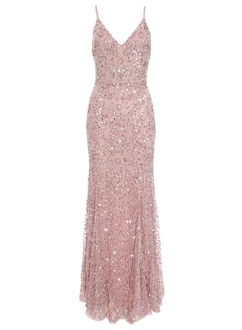 QUIZ Sequin Embellished Dress