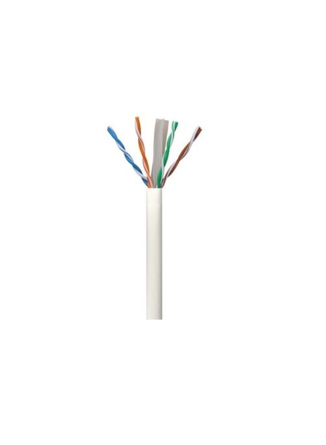 كورنينج كابل كورنينج CAT6 UTP النحاسي - كابل إيثرنت LAN عالي الأداء، 4 أزواج، 23AWG من النحاس الصلب العاري، صندوق سحب بطول 305 متر - Image 2