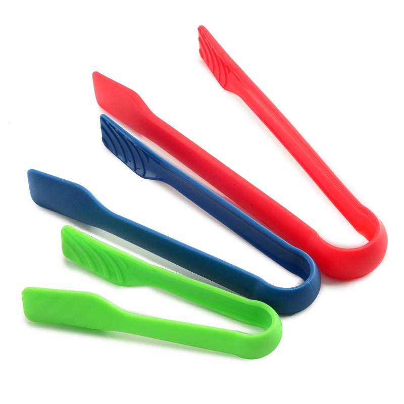 Norpro Norpro  10 x 8 x 6 Multi Colored Set of Tongs 