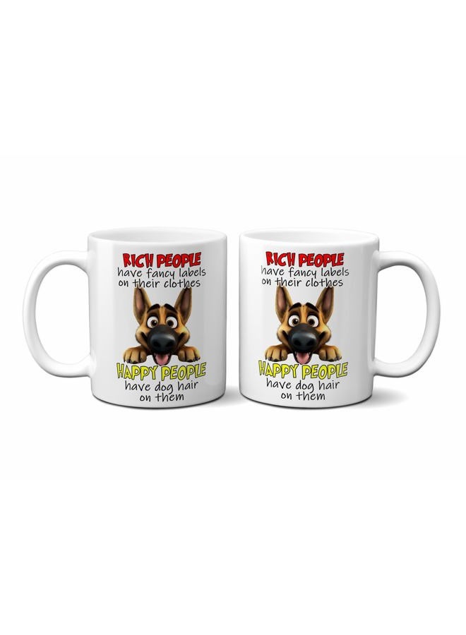 Mafia Mugs German Shepherd Funny Coffee Mug - Small Pet Novelty Cup - 11oz Ceramic Mug for Coffee, Tea and Hot Cocoa - Great Gift for Animal, Dog, Puppy and Pet Lovers - Image 3
