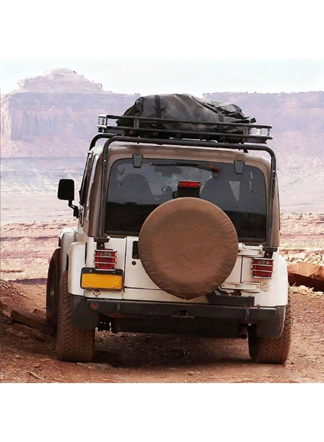 ويسفور حقيبة سقف سيارة، سعة 425 لتر، حامل أمتعة مقاوم للماء على السطح مع 6 أحزمة معززة، حقيبة تخزين رف سقف عالمية لجميع المركبات - Image 3