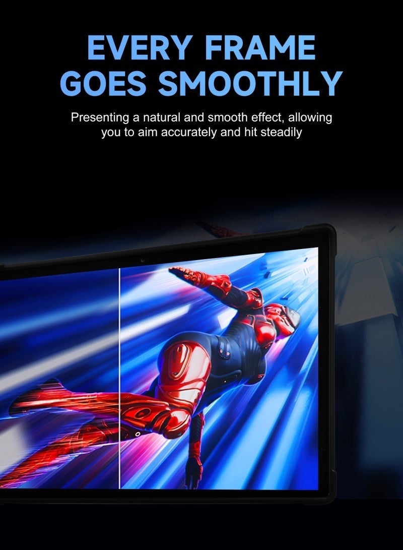 X - Prime PAD PRO 11 – 10.1-Inch HD+ Display Android 12 Smart Tablet PC with 12GB RAM 512GB ROM, Dual SIM 5G, WiFi, Keyboard, Mouse & Stylus – Student Learning & Work Slim Tab – Grey - Image 3