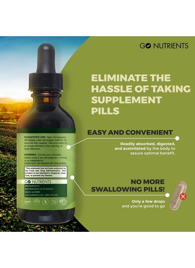 Go Nutrients Vitamin B12 Fast Absorbing B12 Vitamins All Natural Vegan Friendly B12 Sublingual Supplement With 3000 Mcg Methylcobalamin Organic Raspberry Flavor 2 Oz 48 Servings  - Image 4