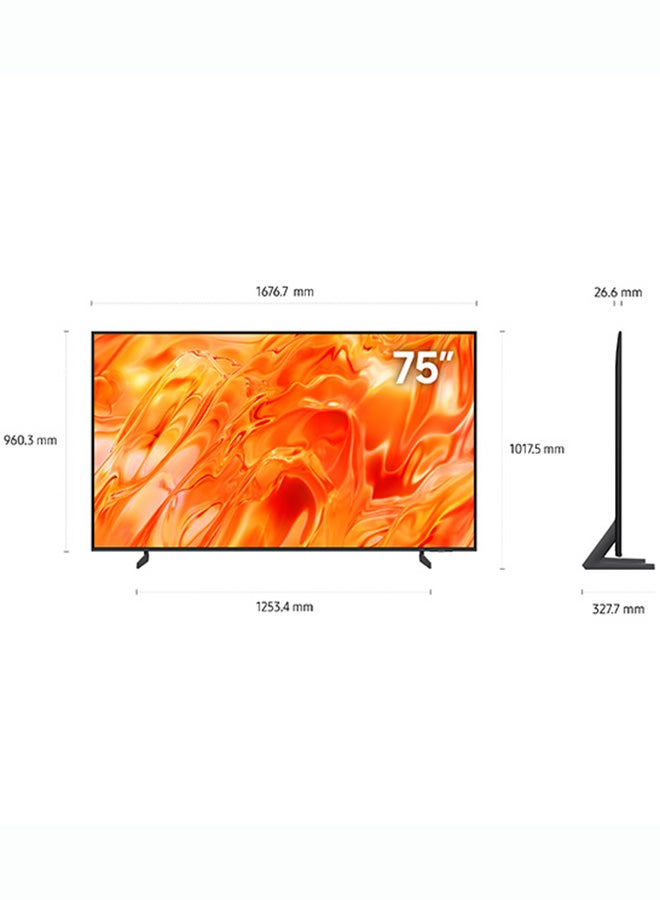 Samsung 75 Inch QN70H Neo QLED 4K Quantum Mini LED Smart TV, HDR 10+, Motion Xcelerator, Adpative Sound+, Gaming Hub, Knox Security, QA75QN70HAUXZN (2026 - UAE Version) QA75QN70HAUXZN black - Image 3