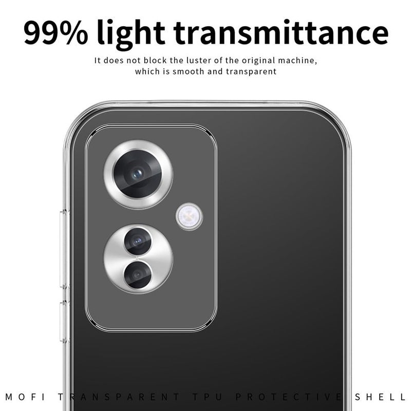 Realcase غطاء خلفي أنيق من السيليكون لهاتف Oppo F25 Pro 5G | مقاوم للخدوش غطاء خلفي شفاف مقاوم للصدمات - Image 5