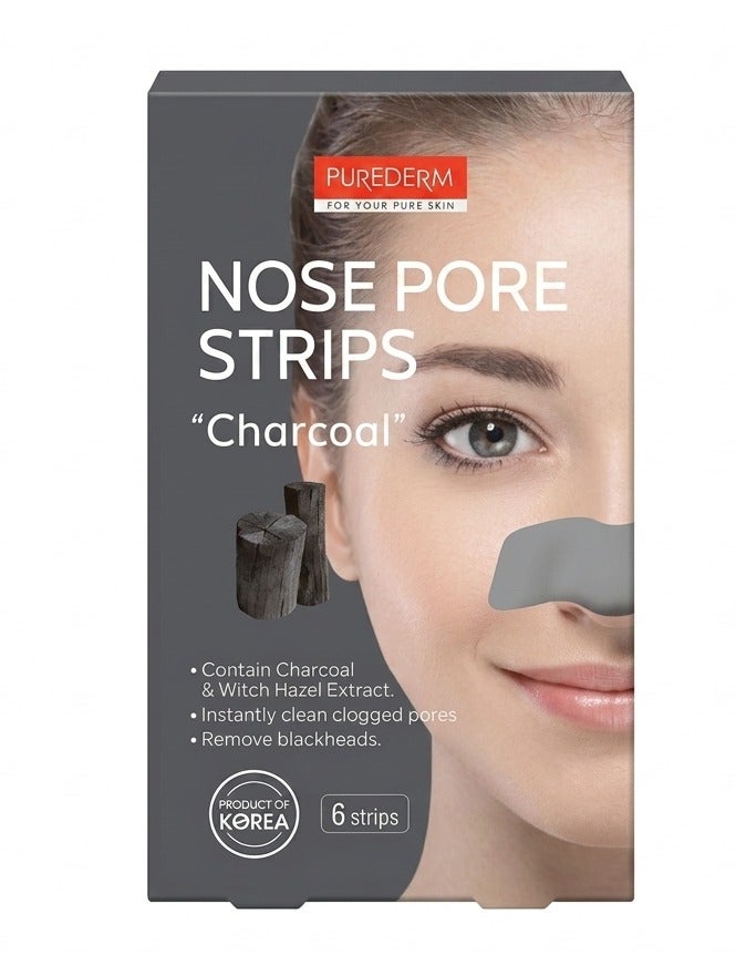Nose Pore Strips – Charcoal – 6 Strips