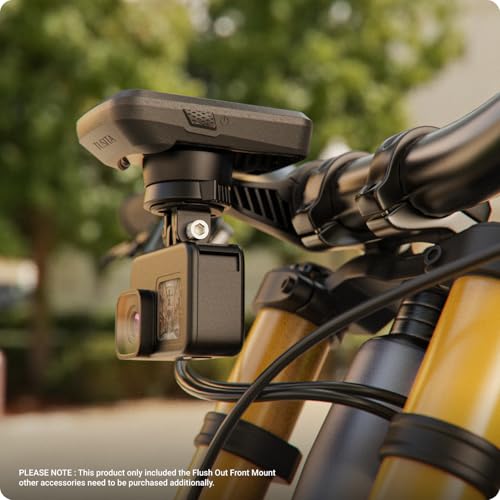 TUSITA توسيتا فلاش أوت تركيب أمامي متوافق مع جهاز كمبيوتر دراجة واهو إليمينت جي بي إس، يتضمن محول تركيب ربع دوران إلى فلانج احتكاك - Image 4