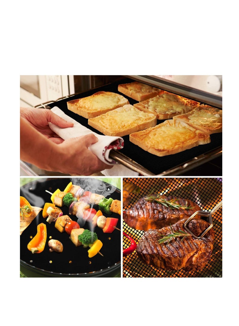 SYOSI Grill Mats, Non Stick Barbecue Grill Mats - Image 2