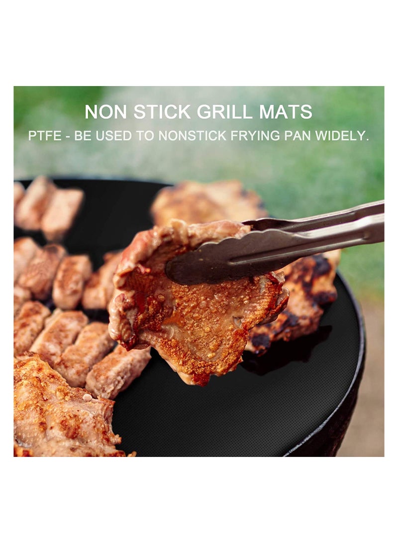 SYOSI Grill Mats, Non Stick Barbecue Grill Mats - Image 4