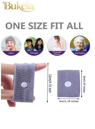 Bags luggage Anti-Motion Sickness Wristband – Relief for Nausea & Dizziness | One-Size Fits All | Portable Acupressure Bands for Travel (Car/Plane/Ship) | Targets P6 Neiguan Point - view 3