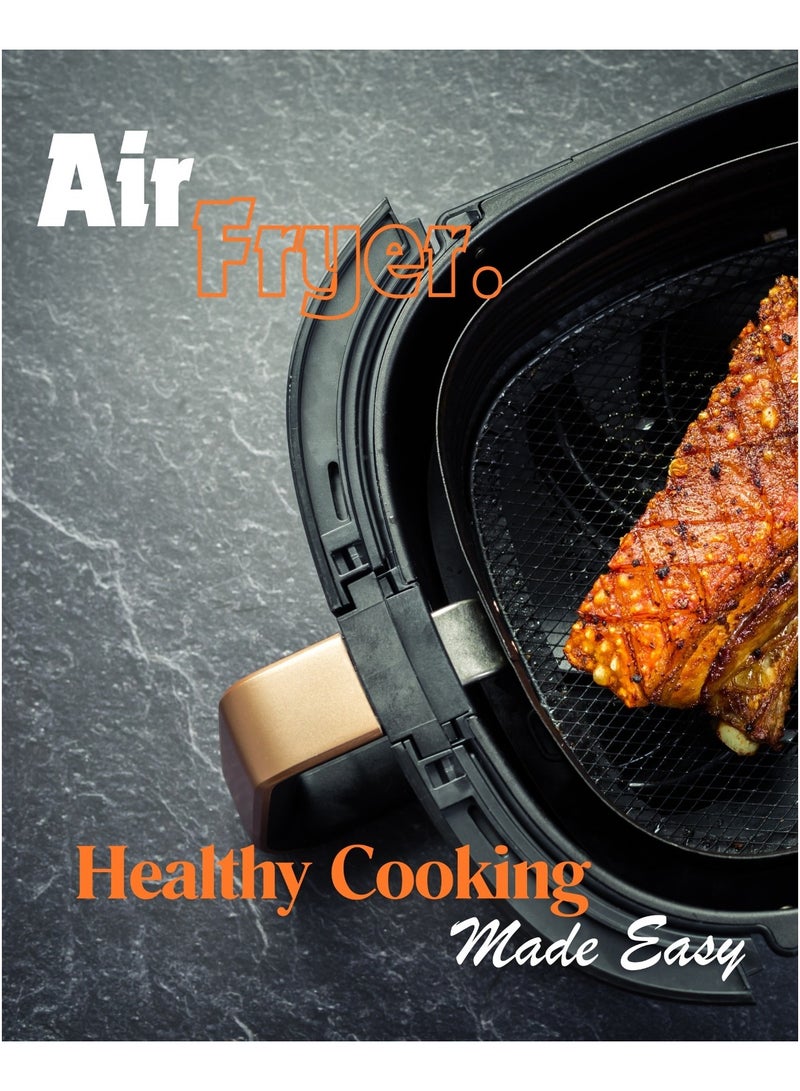 AVANOS 5.5 Liter Digital Oil-Less Air Fryer 8 Cooking Presets LED Digital Touch Screen with Large Window View - Image 3