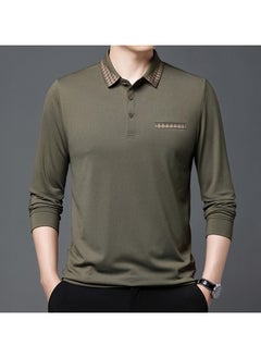 Business And Leisure High-end Elastic Wrinkle Resistant Polo Shirt