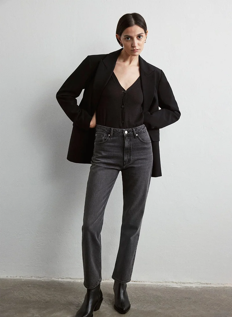 مافي بنطلون جينز روكستار داكن مدخن أيقوني