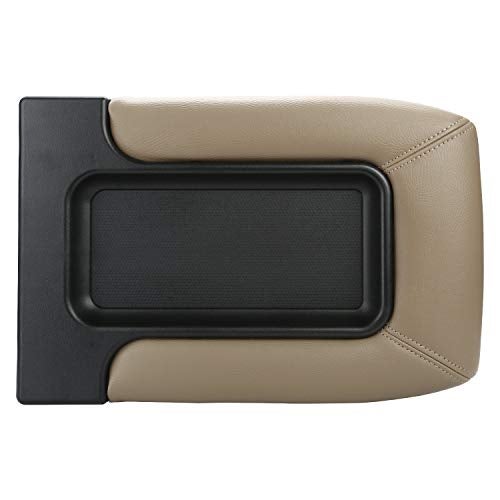 VeCarTech Center Console Lid/Cover Armrest Repair Kit Compatible with 99-07 Chevy Silverado,Tahoe,Suburban,Avalanche,GMC Sierra,Yukon,Escalade-Replaces 19127364,19127365,19127366, Dark Beige - Image 3