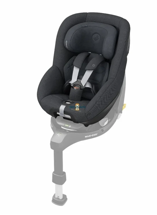 ماكسي كوزي Pearl 360 Pro Infant Car Seat, 360 Swivel, G-CELL Side Impact Protection, One-Hand Rotation, ClimaFlow, 3 Months To 4 Years, Authentic Graphite, 2 Year Warranty