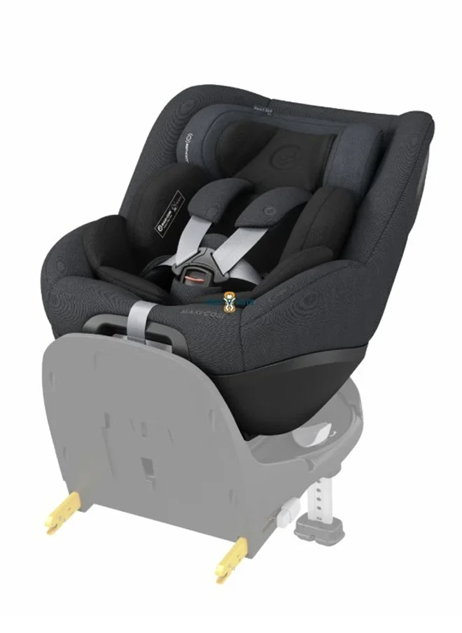 ماكسي كوزي Pearl 360 Pro Infant Car Seat, 360 Swivel, G-CELL Side Impact Protection, One-Hand Rotation, ClimaFlow, 3 Months To 4 Years, Authentic Graphite, 2 Year Warranty